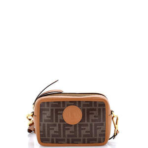 Fendi Ff Logo Stamp Camera Bag Zucca #220565F95B